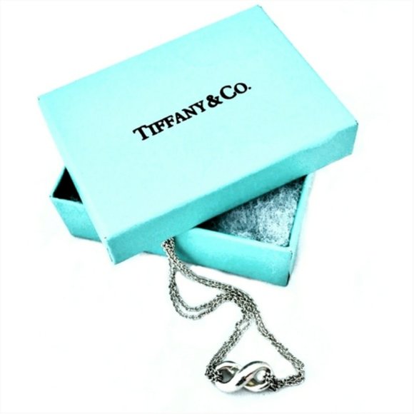 Tiffany & Co. 16" Sterling Silver Infinity Necklace in Box - Picture 3 of 8